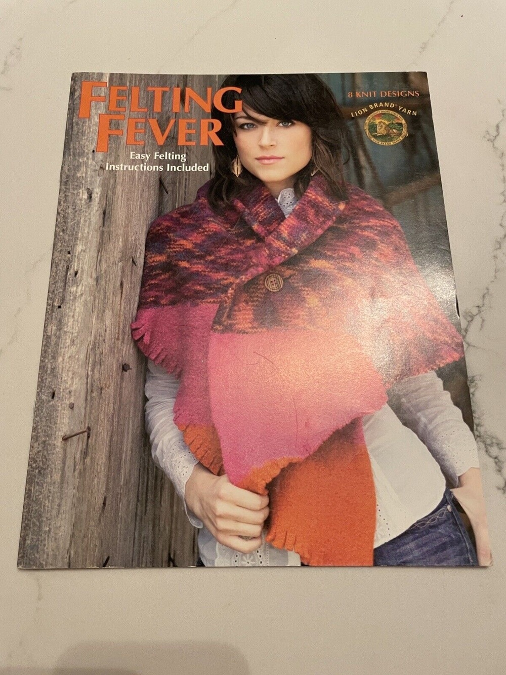 Felting Fever Lion Brand 8 Knit Designs Pattern Book Leisure Arts 4059